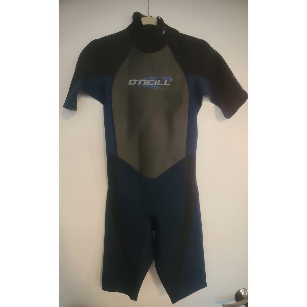 ONeill Hammer Kids Wetsuit Shorty Black Blue Grey Seamless Flex Zones